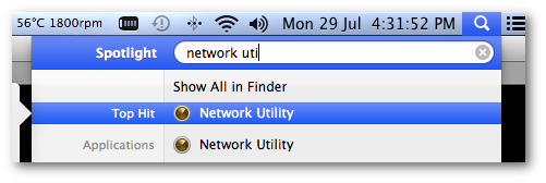 network utilities for mac